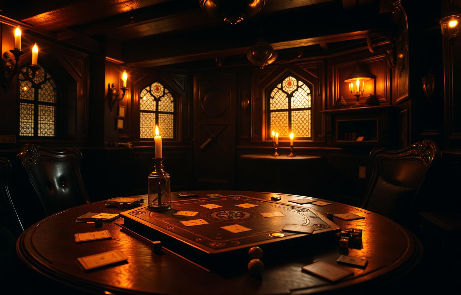 Vintage tabletop-game taveerne